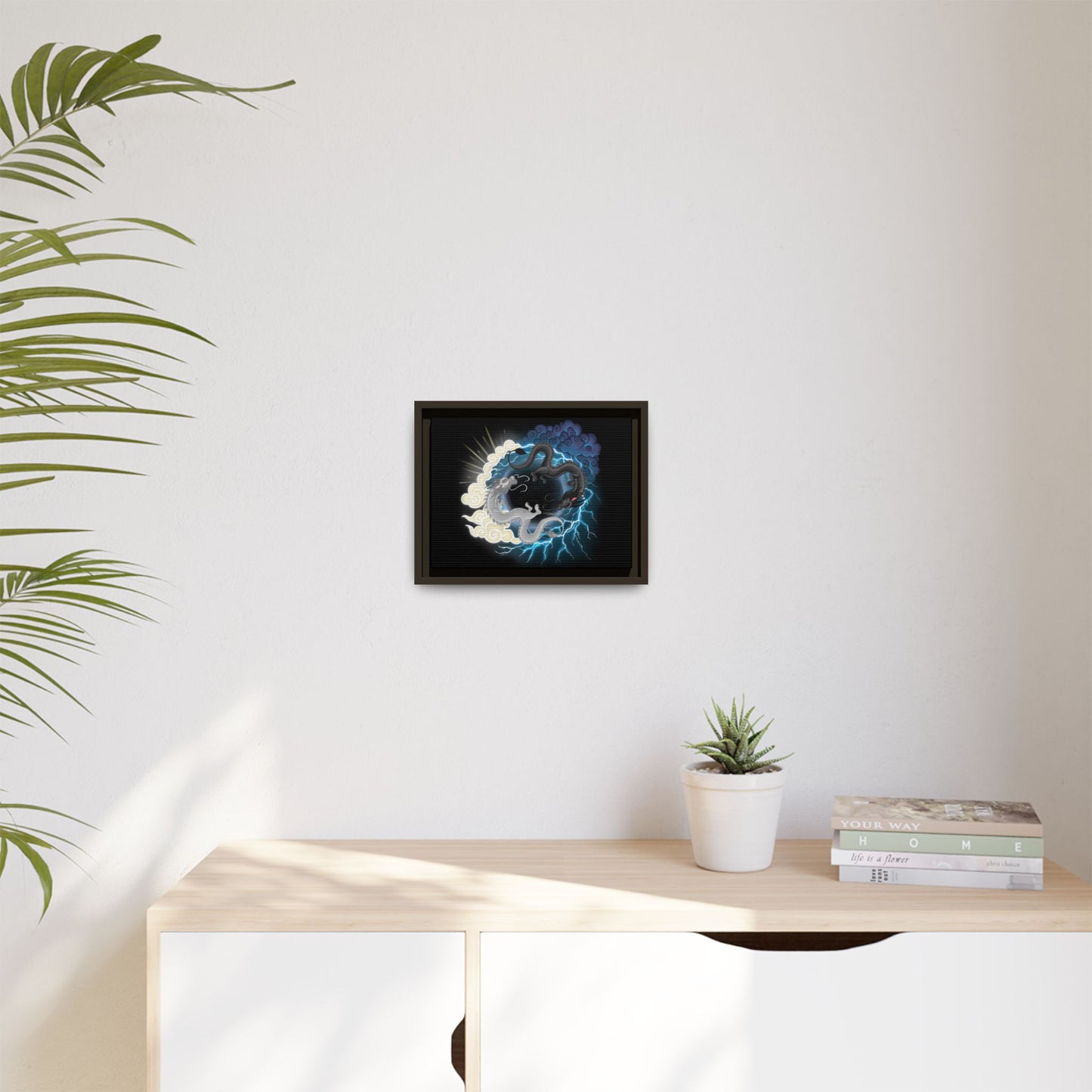 Hurricos & Zephyr — Matte Canvas, Framed (Multi-color)