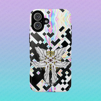 Liminal Seraphim Dimension - Glitched - Tough Magnetic iPhone Case