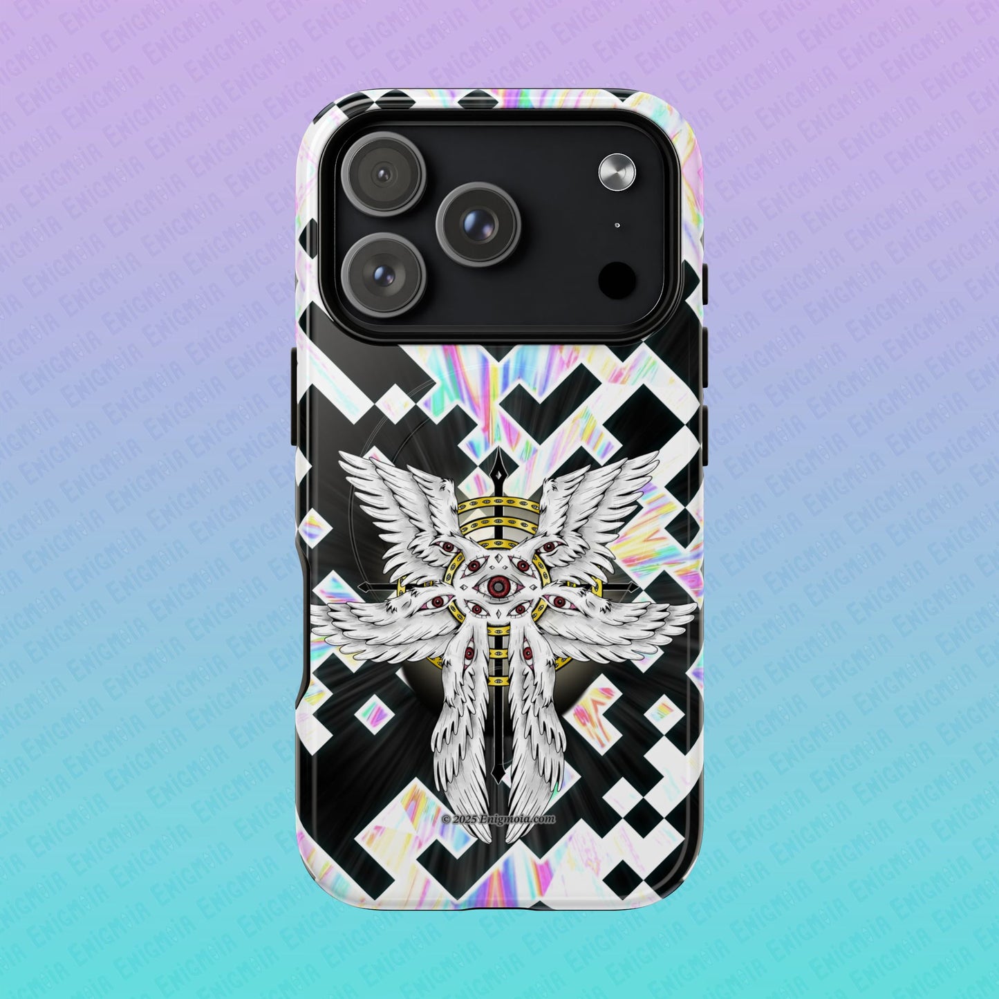 Liminal Seraphim Dimension - Glitched - Tough Magnetic iPhone Case