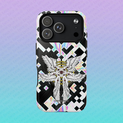 Liminal Seraphim Dimension - Glitched - Tough Magnetic iPhone Case