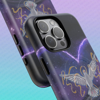 The Gravity of Love — Celestial Dove Tough Magnetic Phone Case