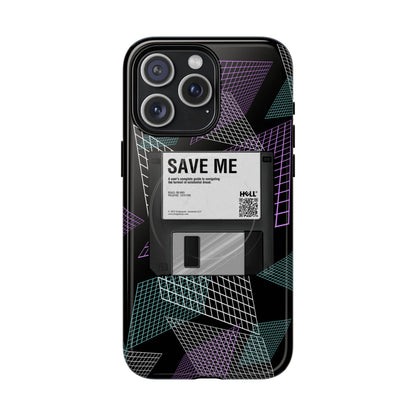 CTRL+S — "SAVE ME" Retro Tech Grid Trendy Tough Magnetic Phone Case