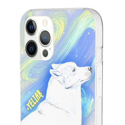Yeliab — Cosmic Sprit Husky Dog  iPhone Flexi Case