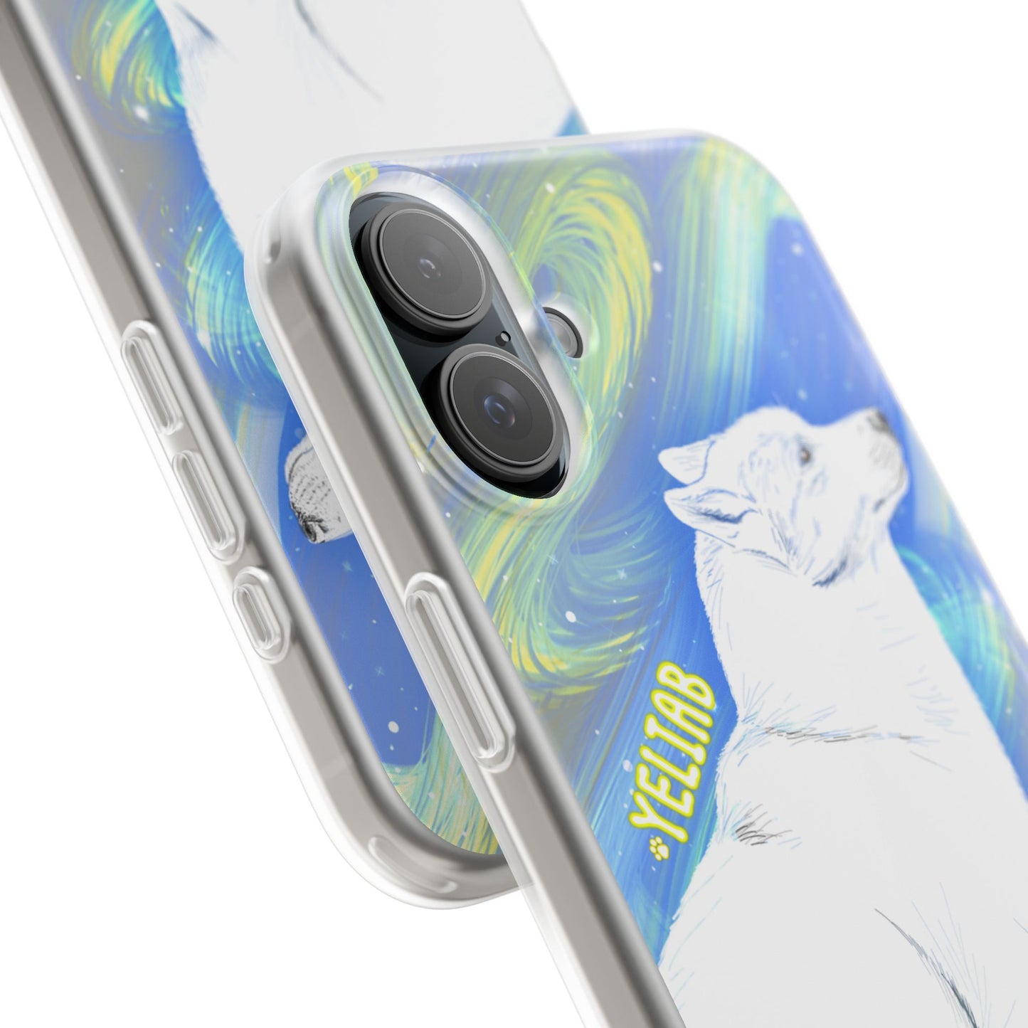 Yeliab — Cosmic Sprit Husky Dog  iPhone Flexi Case