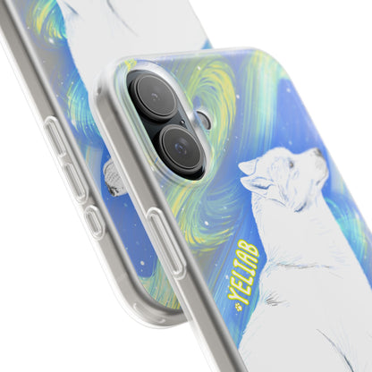 Yeliab — Cosmic Sprit Husky Dog  iPhone Flexi Case