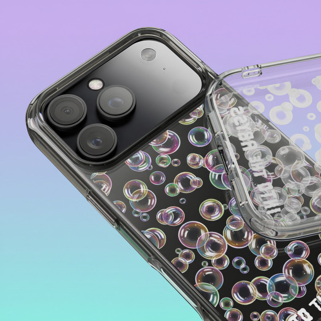Into the Abyss — Clear Bubbles iPhone Case