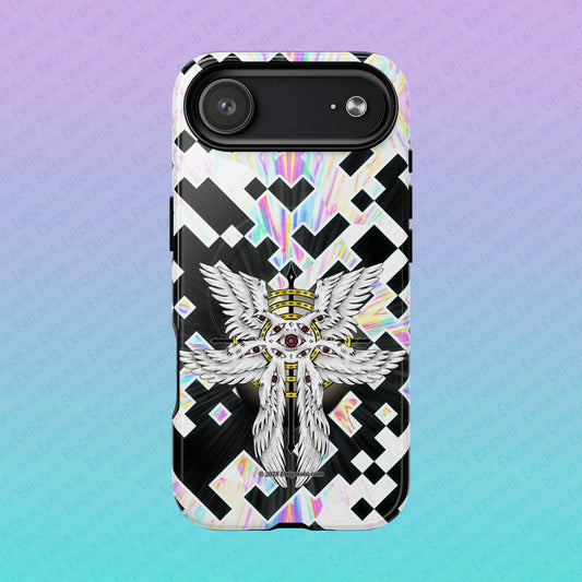 Liminal Seraphim Dimension - Glitched - Tough Magnetic iPhone Case