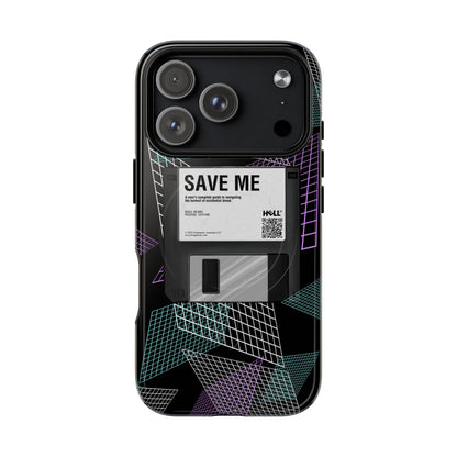 CTRL+S — "SAVE ME" Retro Tech Grid Trendy Tough Magnetic Phone Case