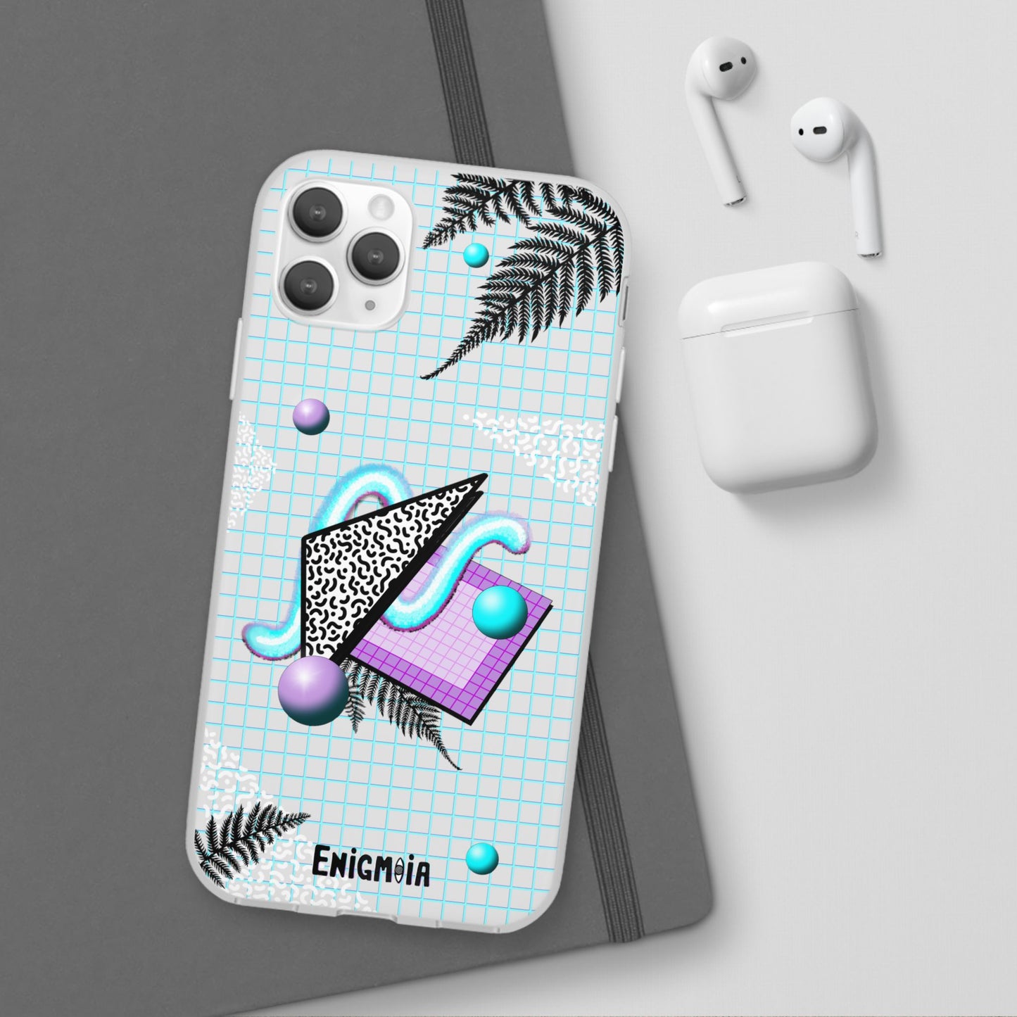 Gummi — Retro Aesthetic Geometric Memphis Style Pastel Vaporwave iPhone & Samsung Phone Cases