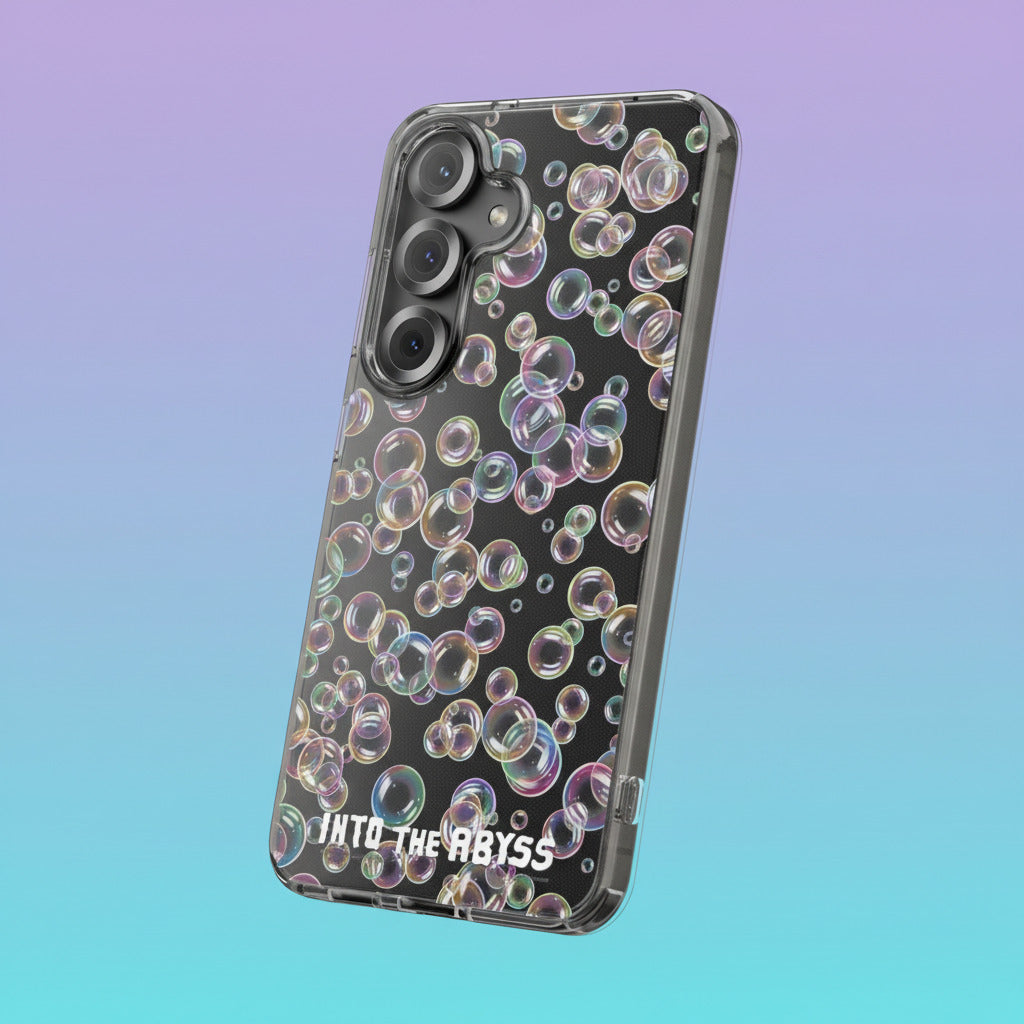 Into the Abyss — Clear Bubbles iPhone Case