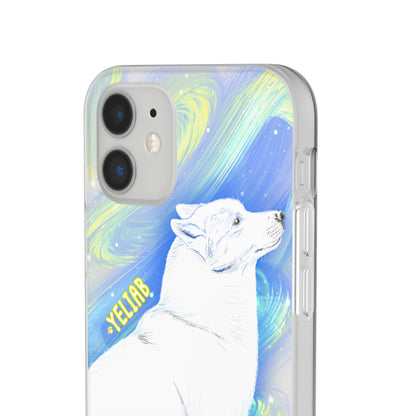 Yeliab — Cosmic Sprit Husky Dog  iPhone Flexi Case