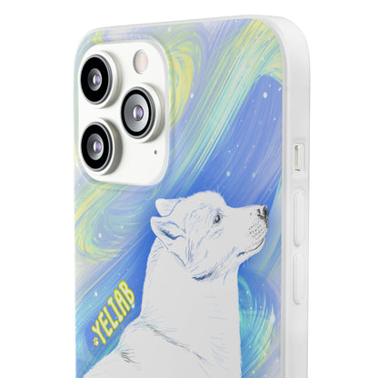 Yeliab — Cosmic Sprit Husky Dog  iPhone Flexi Case