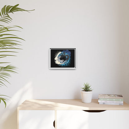 Hurricos & Zephyr — Matte Canvas, Framed (Multi-color)