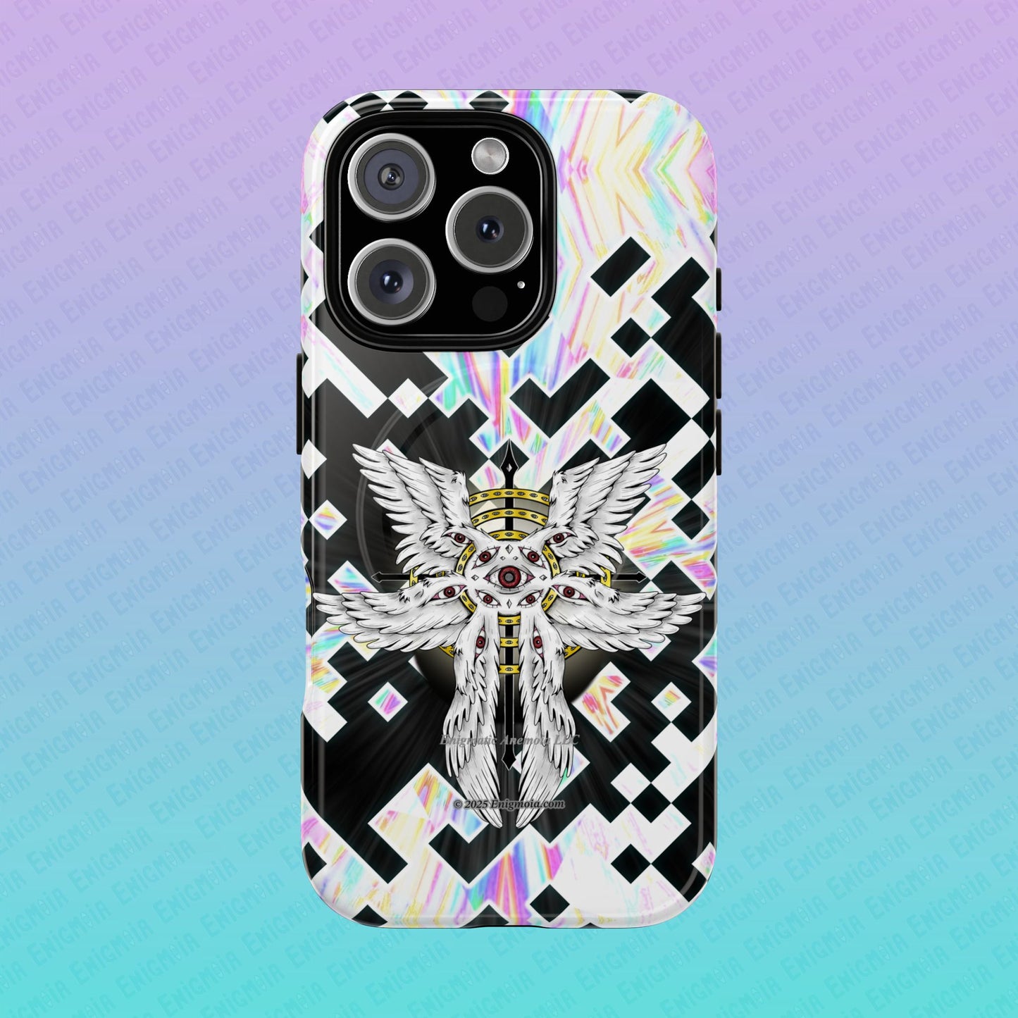 Liminal Seraphim Dimension - Glitched - Tough Magnetic iPhone Case