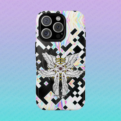 Liminal Seraphim Dimension - Glitched - Tough Magnetic iPhone Case