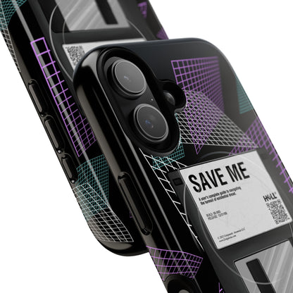 CTRL+S — "SAVE ME" Retro Tech Grid Trendy Tough Magnetic Phone Case