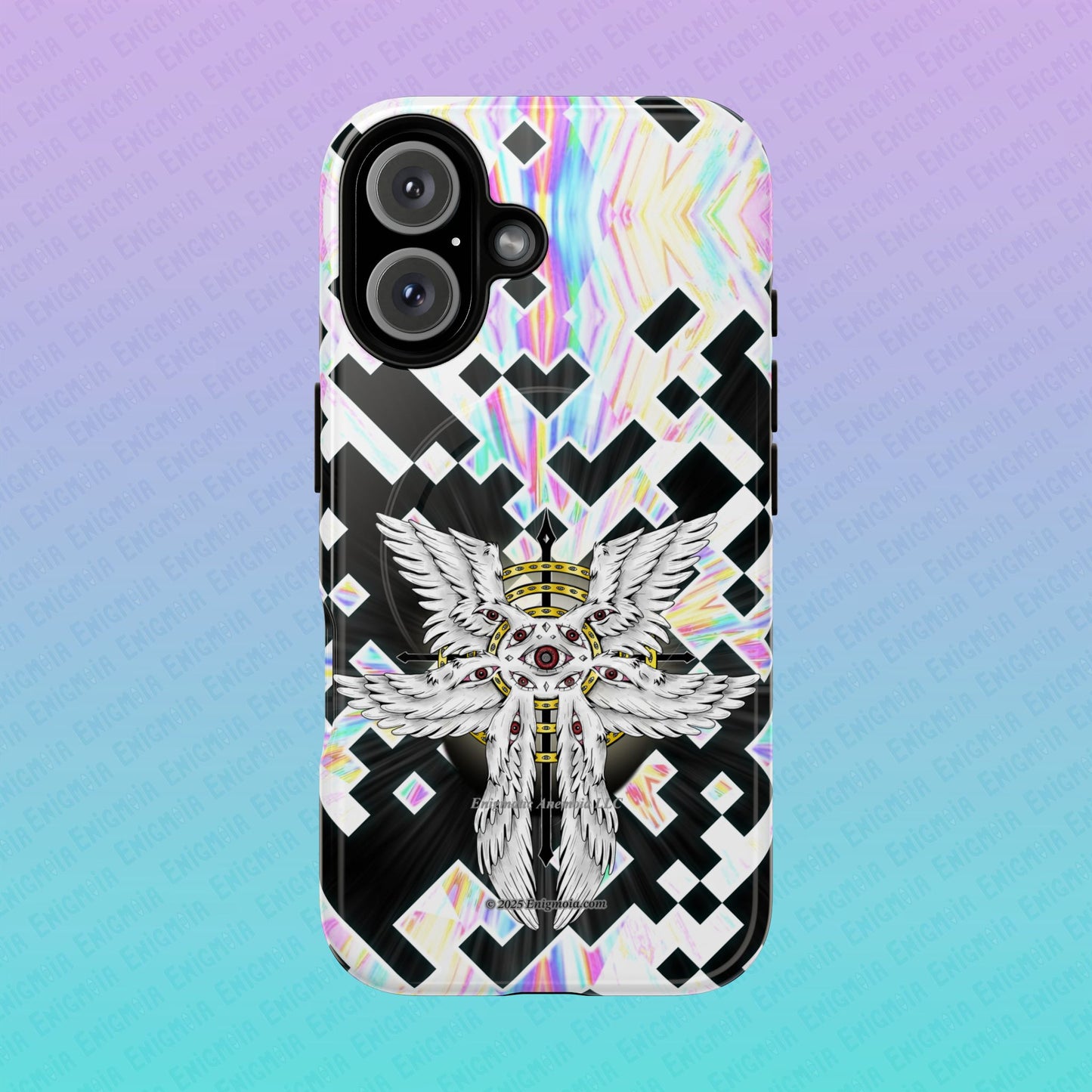 Liminal Seraphim Dimension - Glitched - Tough Magnetic iPhone Case