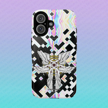 Liminal Seraphim Dimension - Glitched - Tough Magnetic iPhone Case
