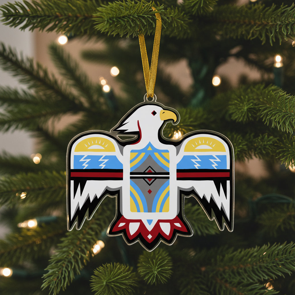 Thunderbird — Native-Inspired Eagle Custom Shaped Keepsake Ornament