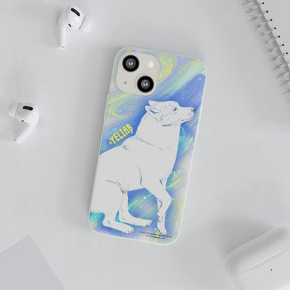 Yeliab — Cosmic Sprit Husky Dog  iPhone Flexi Case