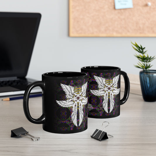 Liminal Seraphim Dimension — Black Mug (11oz)