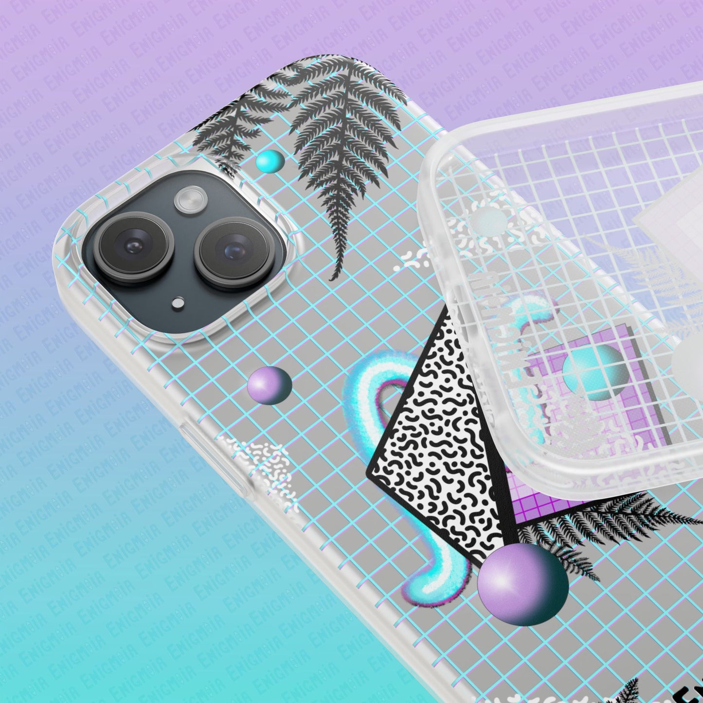 Gummi — Retro Aesthetic Geometric Memphis Style Pastel Vaporwave iPhone & Samsung Phone Cases