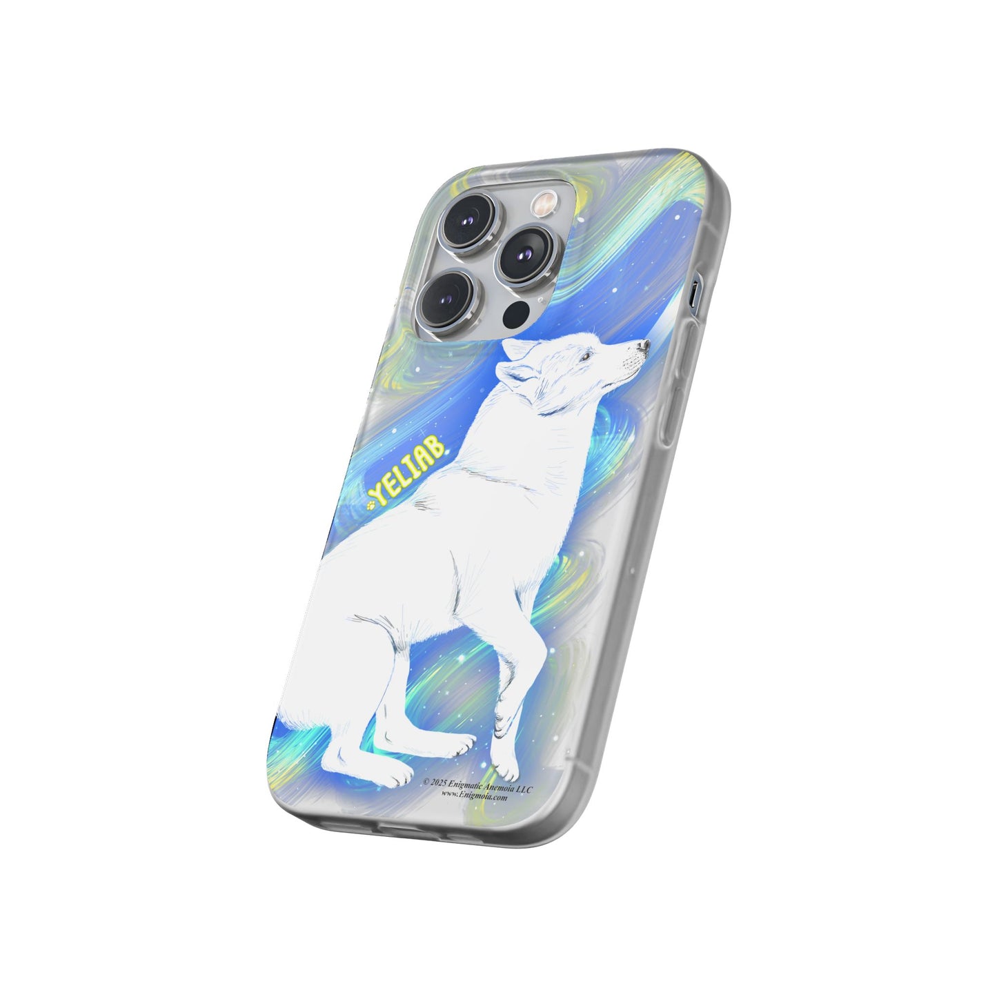 Yeliab — Cosmic Sprit Husky Dog  iPhone Flexi Case