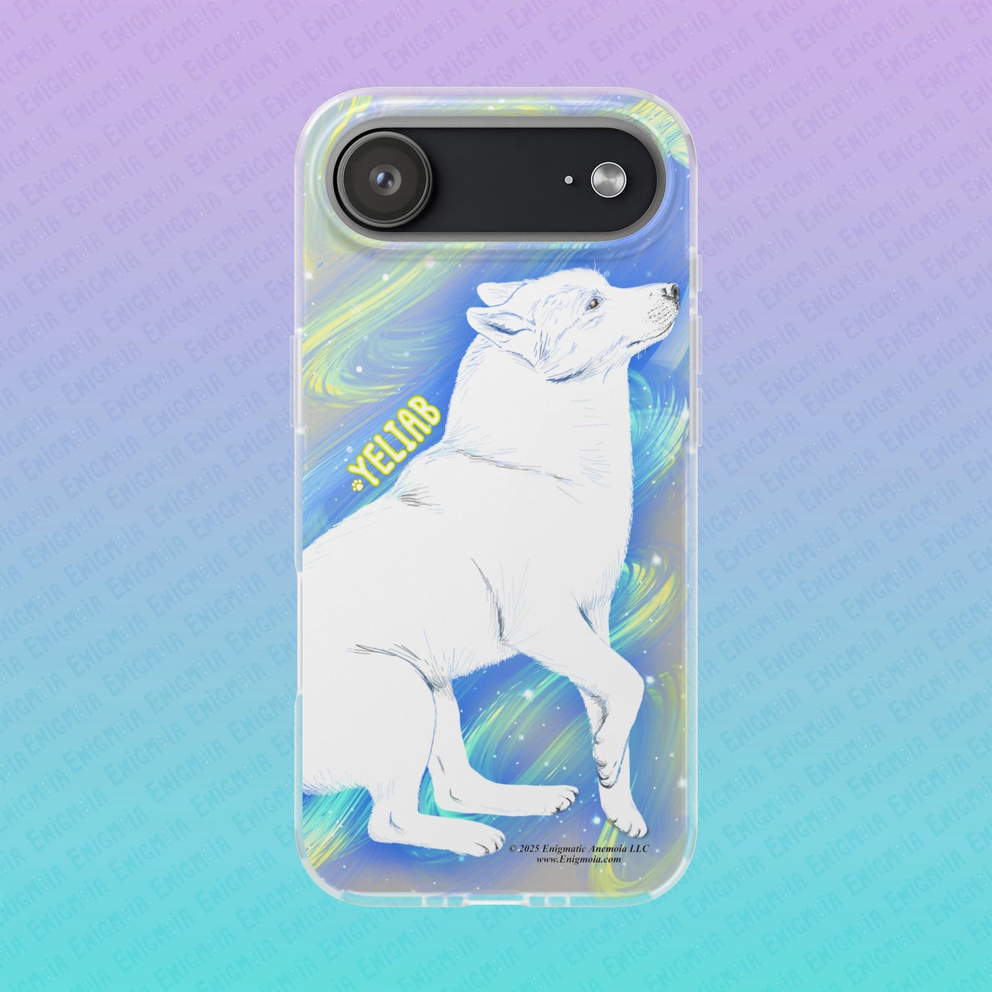 Yeliab — Cosmic Sprit Husky Dog  iPhone Flexi Case