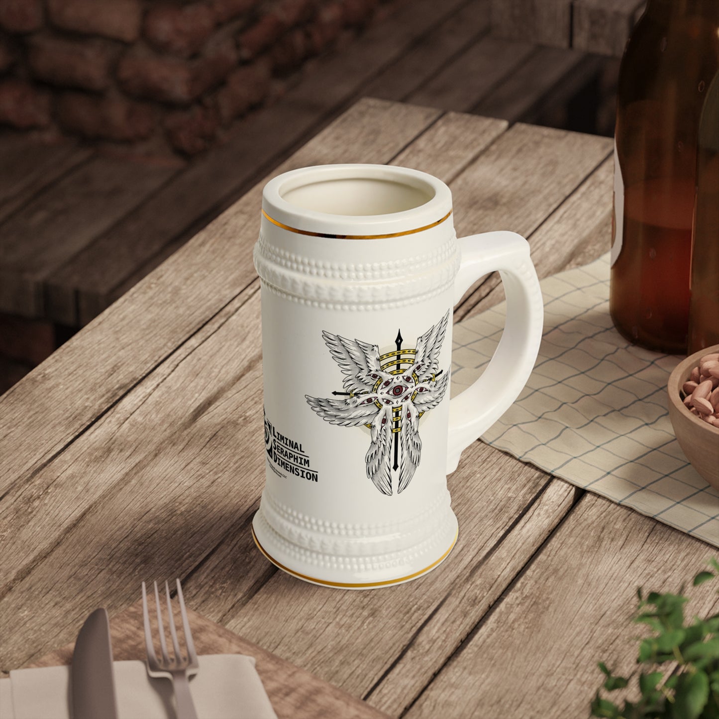 Liminal Seraphim Dimension — Artistic Beer Stein Mug
