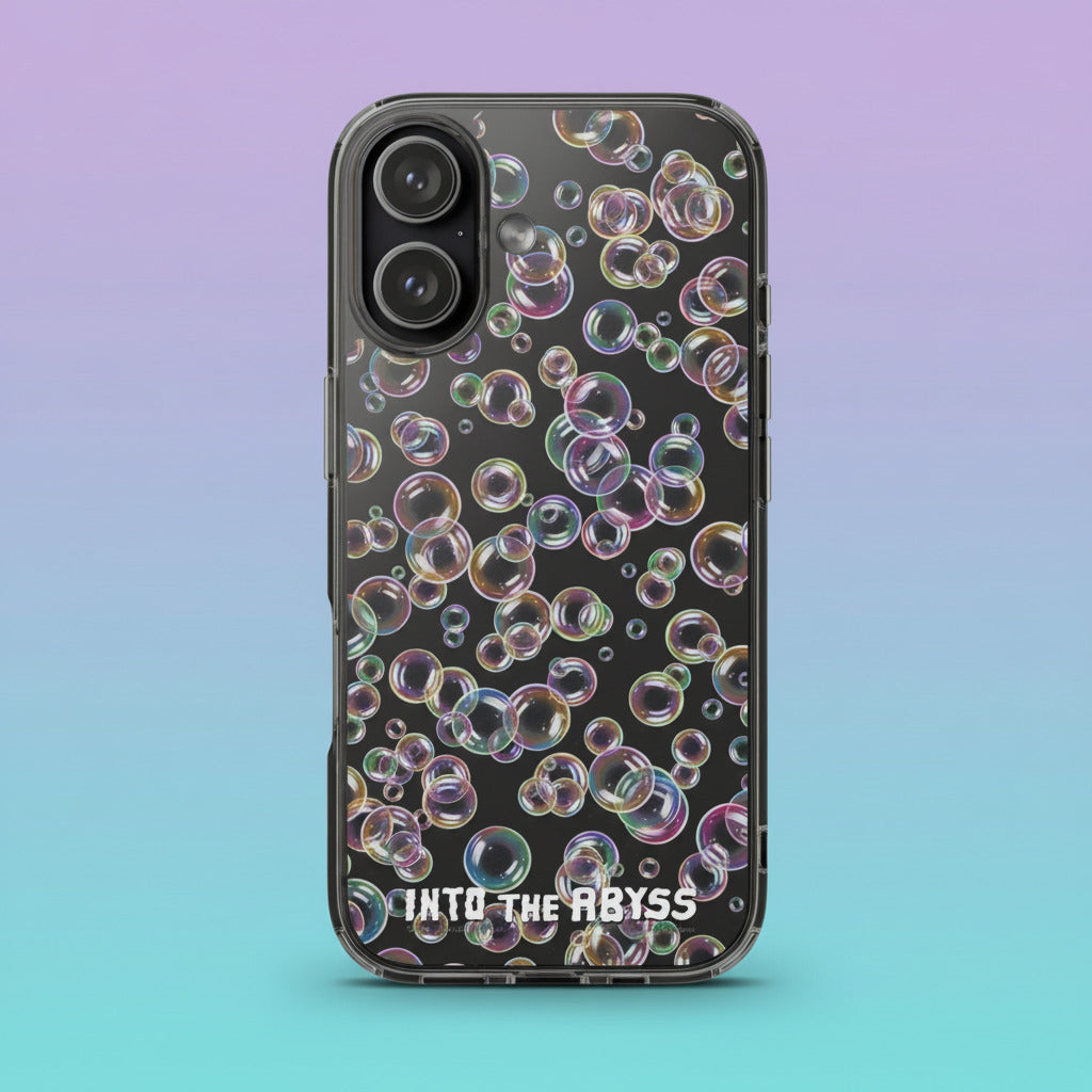 Into the Abyss — Clear Bubbles iPhone Case