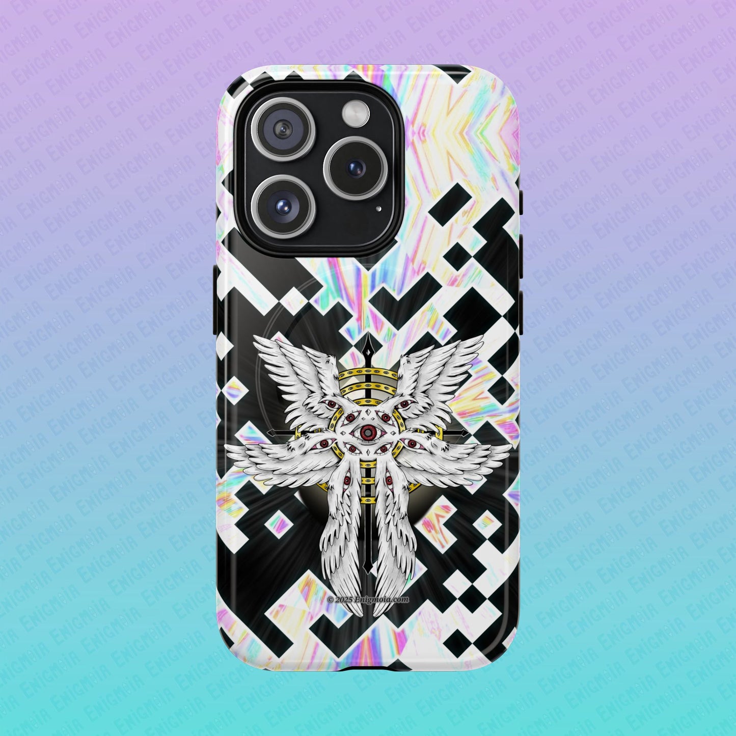 Liminal Seraphim Dimension - Glitched - Tough Magnetic iPhone Case