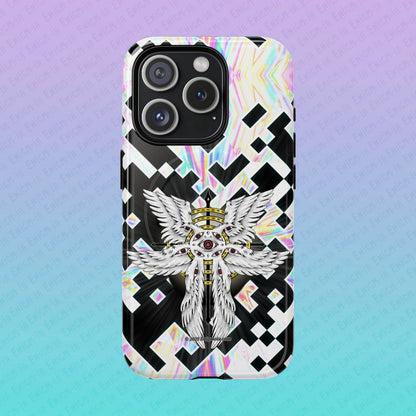 Liminal Seraphim Dimension - Glitched - Tough Magnetic iPhone Case