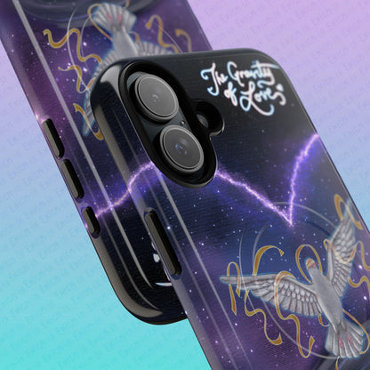 The Gravity of Love — Celestial Dove Tough Magnetic Phone Case