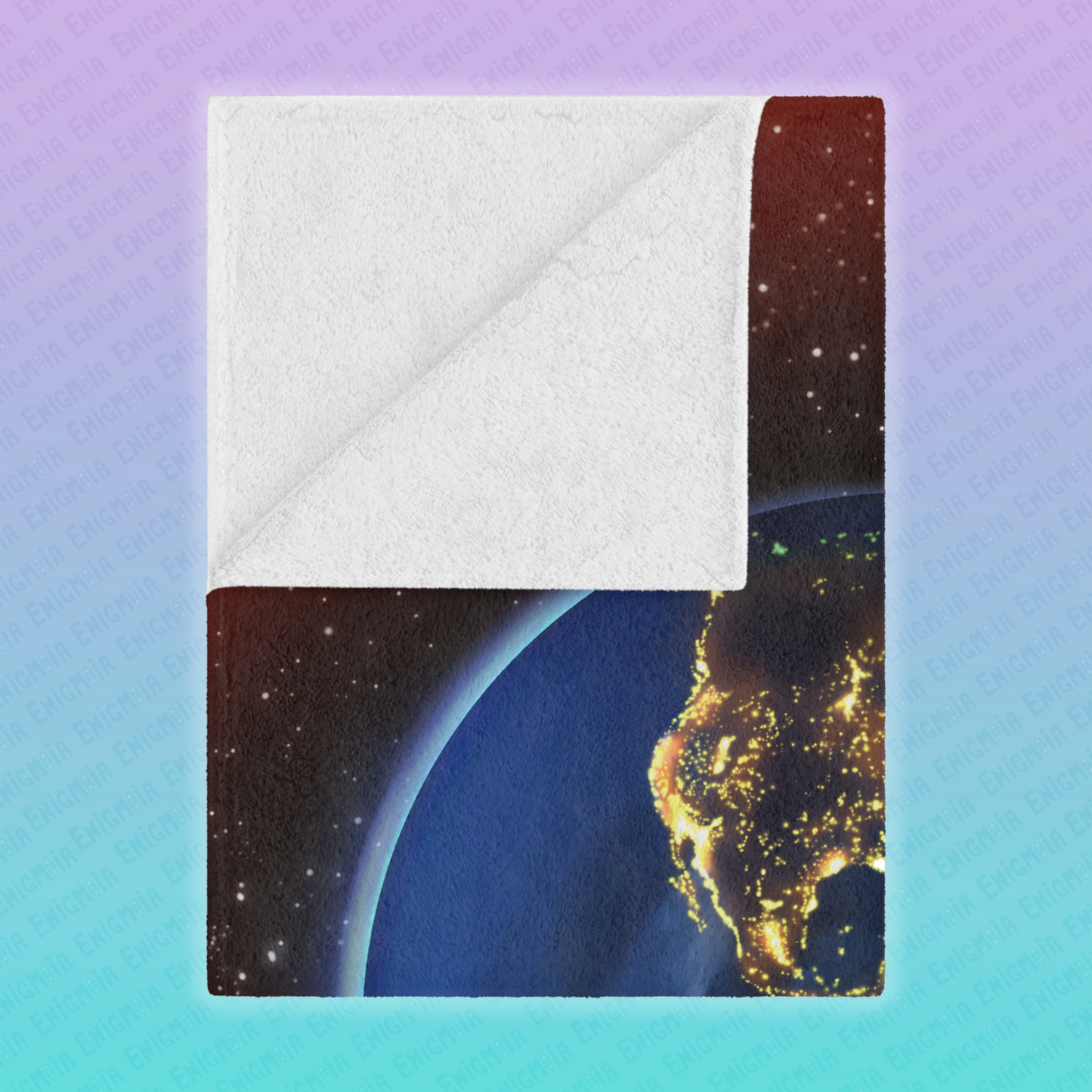 Fireflies — Earth At Night Cozy Galaxy Minky Blanket