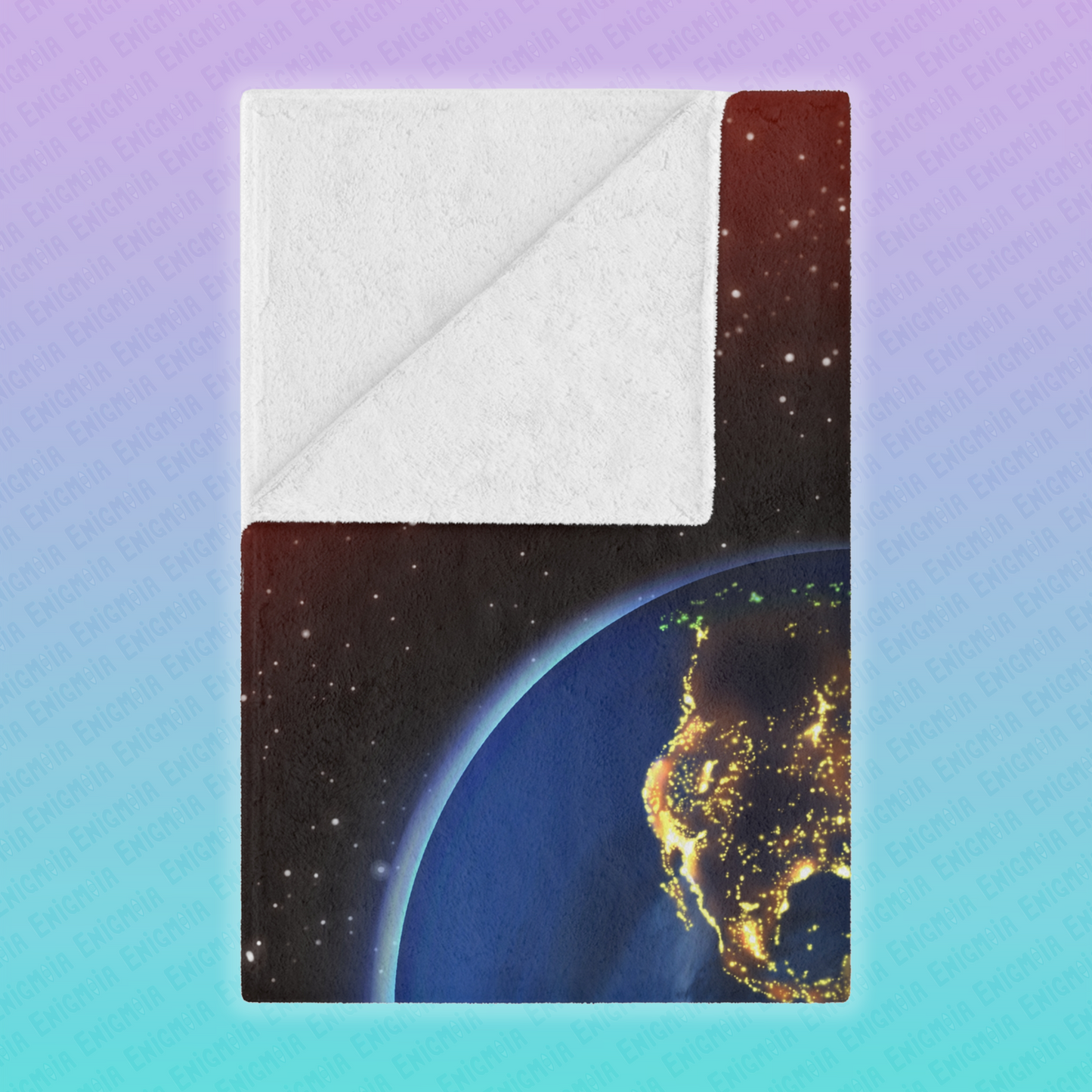 Fireflies — Earth At Night Cozy Galaxy Minky Blanket