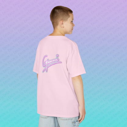 Gummi — Retro Aesthetic Geometric Memphis Style Pastel Vaporwave Graphic Kids T-Shirt