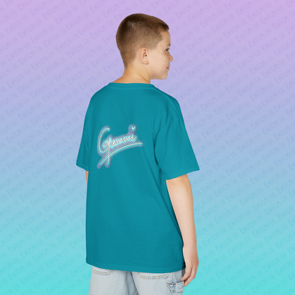Gummi — Retro Aesthetic Geometric Memphis Style Pastel Vaporwave Graphic Kids T-Shirt