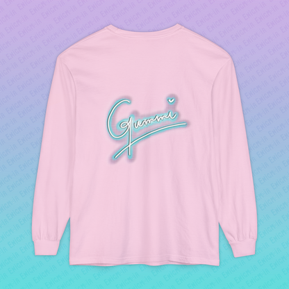 Gummi — Retro Aesthetic Geometric Memphis Style Pastel Vaporwave Unisex Long Sleeve T-Shirt