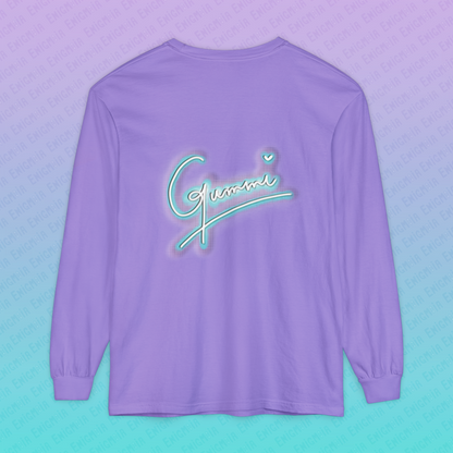 Gummi — Retro Aesthetic Geometric Memphis Style Pastel Vaporwave Unisex Long Sleeve T-Shirt
