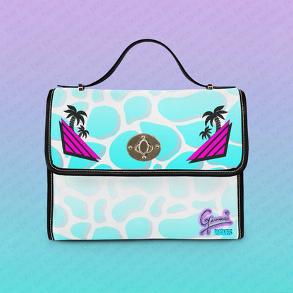 Gummi — Waves - Retro Aesthetic Geometric Memphis Style Pastel Vaporwave Crossbody Bag