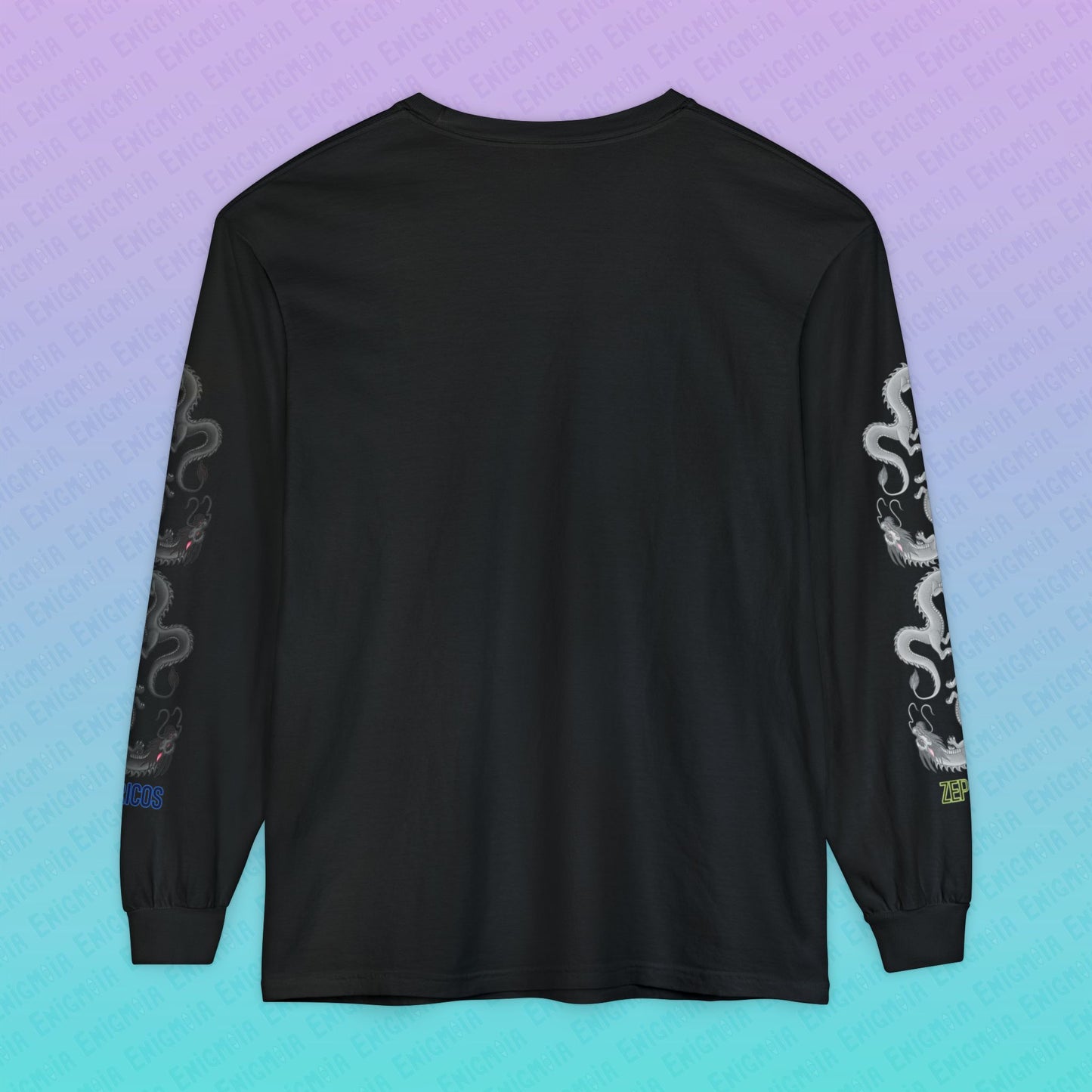 Hurricos & Zephyr — Unisex Yin Yang Chinese Dragon Deluxe Long Sleeve T-Shirt