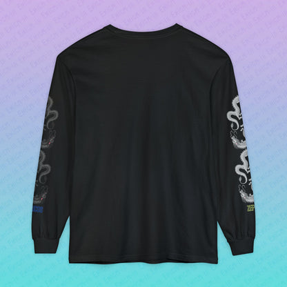 Hurricos & Zephyr — Unisex Yin Yang Chinese Dragon Deluxe Long Sleeve T-Shirt