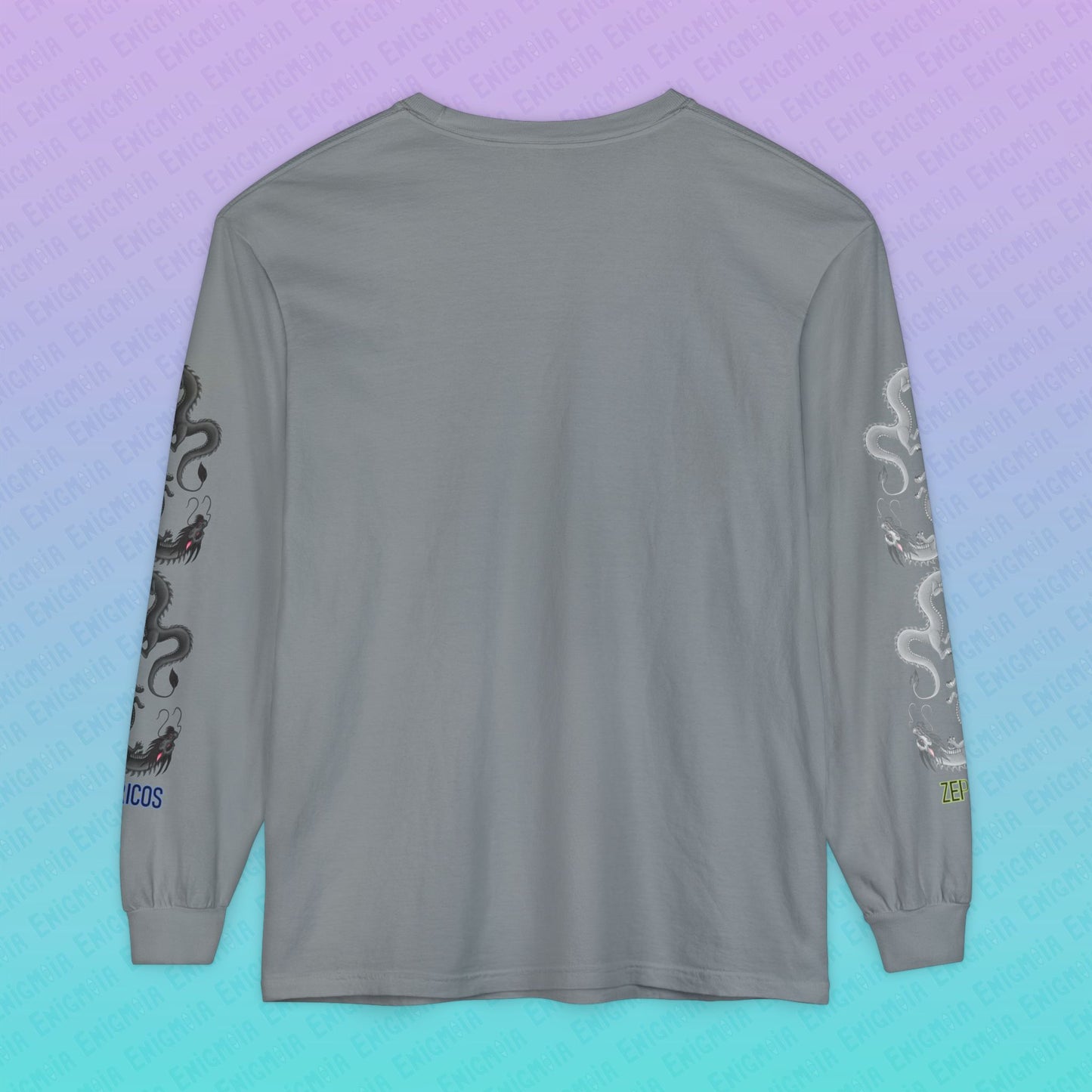 Hurricos & Zephyr — Unisex Yin Yang Chinese Dragon Deluxe Long Sleeve T-Shirt