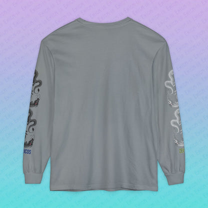 Hurricos & Zephyr — Unisex Yin Yang Chinese Dragon Deluxe Long Sleeve T-Shirt