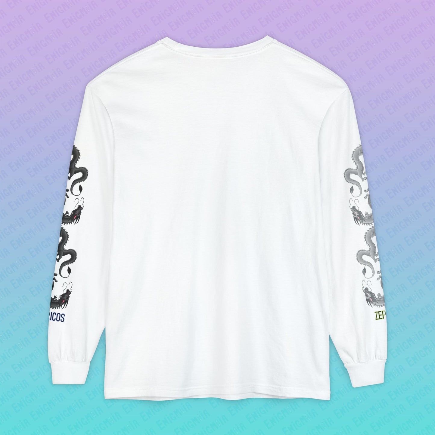 Hurricos & Zephyr — Unisex Yin Yang Chinese Dragon Deluxe Long Sleeve T-Shirt
