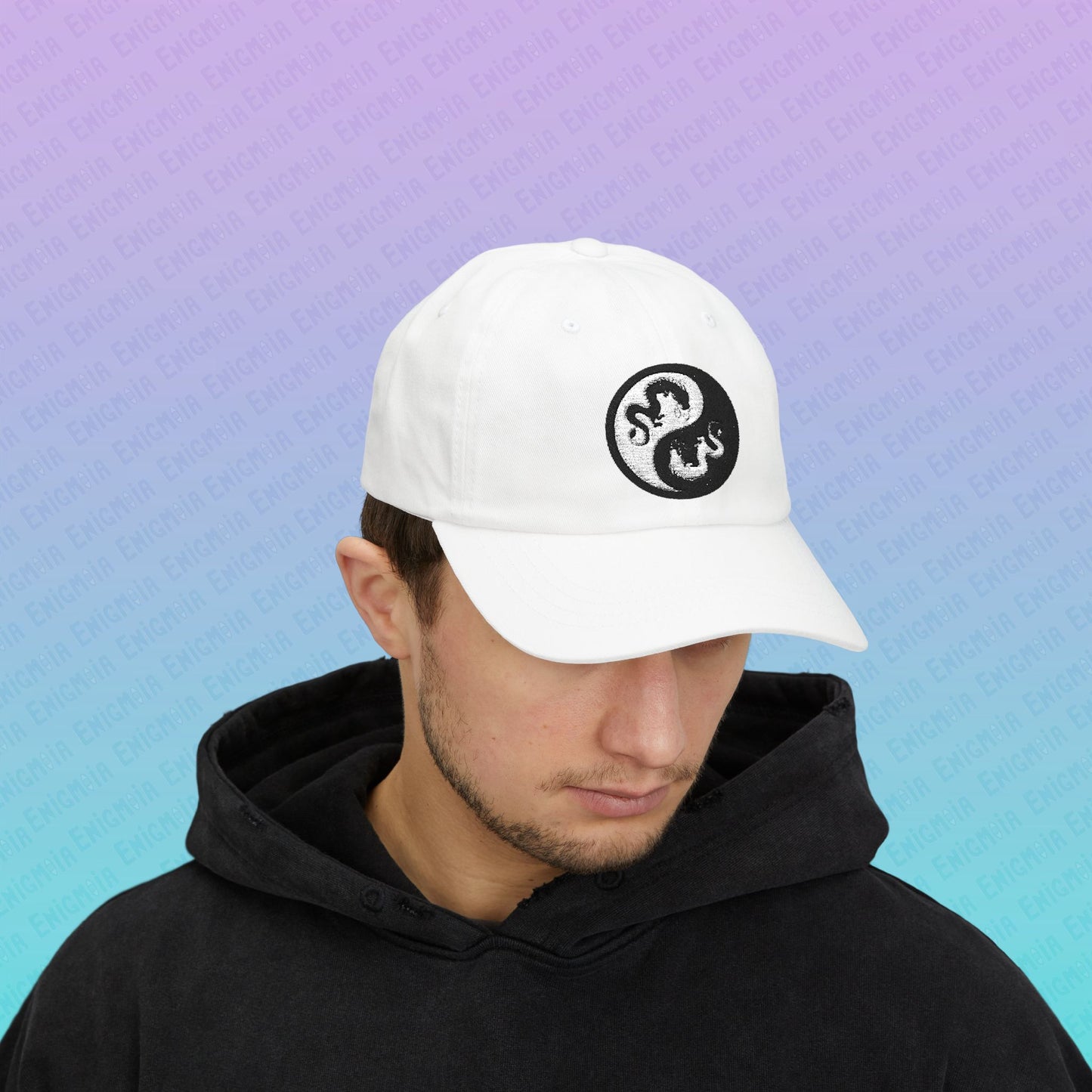 Hurricos & Zephyr — Yin Yang Dragon Embroidered Classic Dad Hat