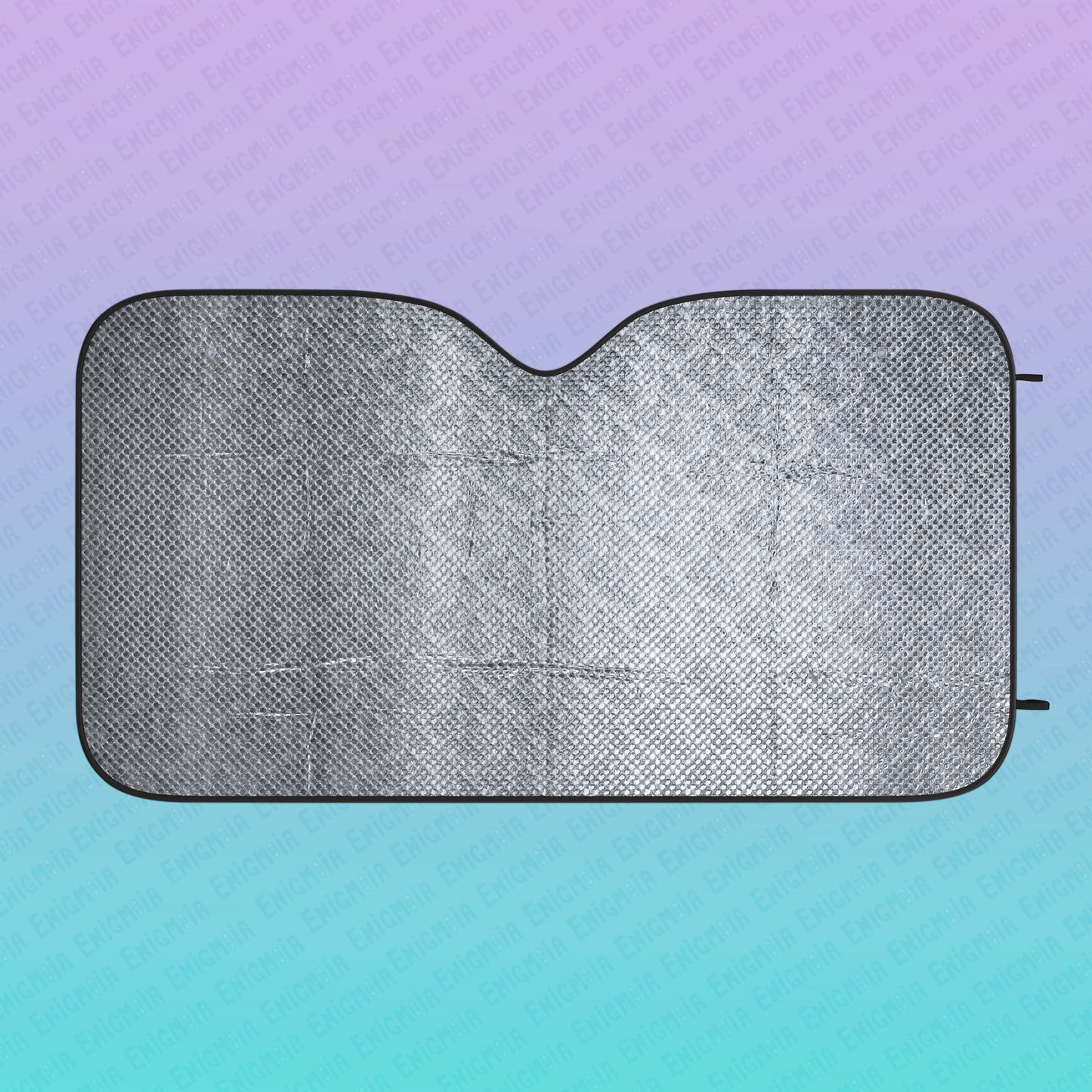 Hurricos & Zephyr — Hand-drawn Custom Yin Yang Chinese Dragon Themed Car UV Sun Shade Protection Shield