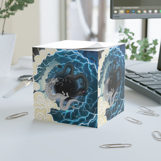 Hurricos & Zephyr — Chinese Yin Yang Storm Dragons Note Cube