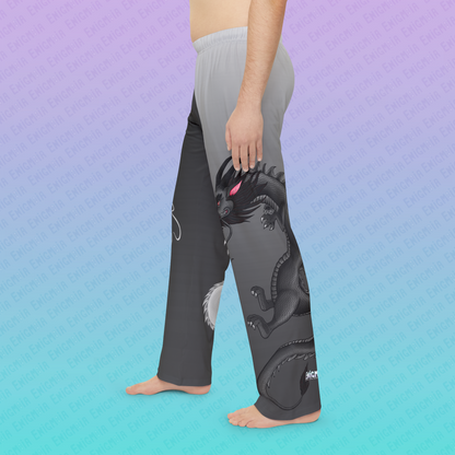 Hurricos & Zephyr — Unisex Split Yin-Yang Storm Dragon Sleep Pants