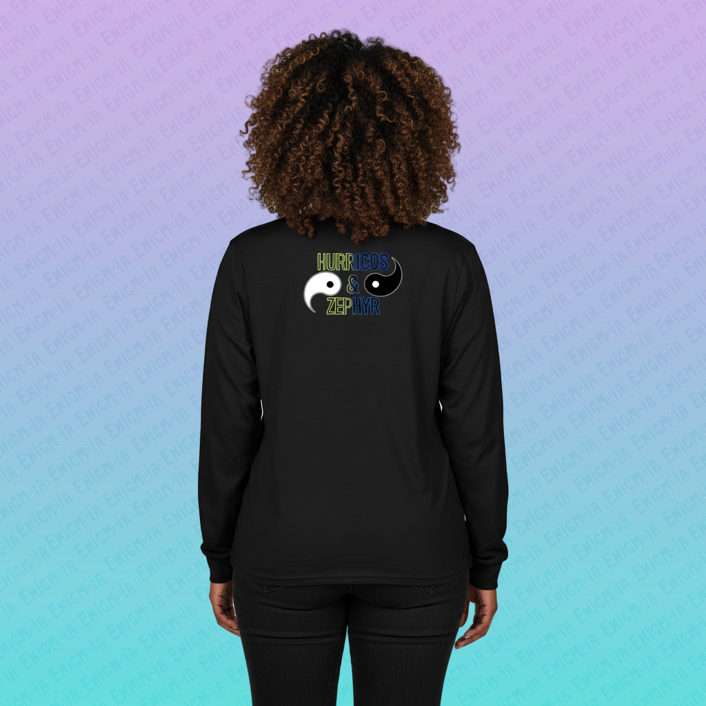 Hurricos & Zephyr — Yin Yang Chinese Dragon Gildan Long Sleeve T-Shirt